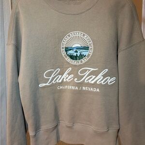 Abercrombie & Fitch Soft A&F Collection Lake Tahoe Crewneck Sweatshirt XS
